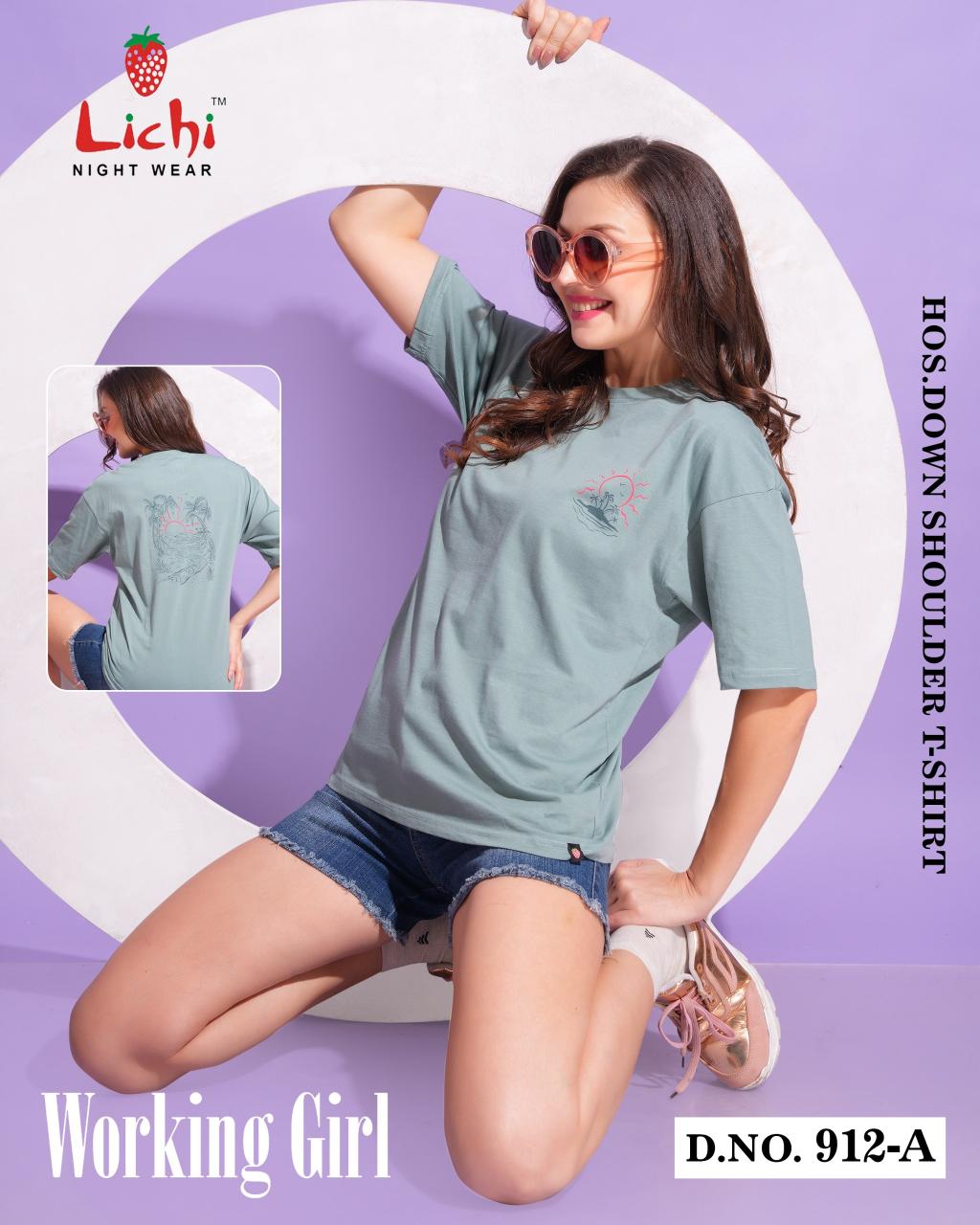 Lichi 912 A TO F Catalog T shirt wholesaler Surat