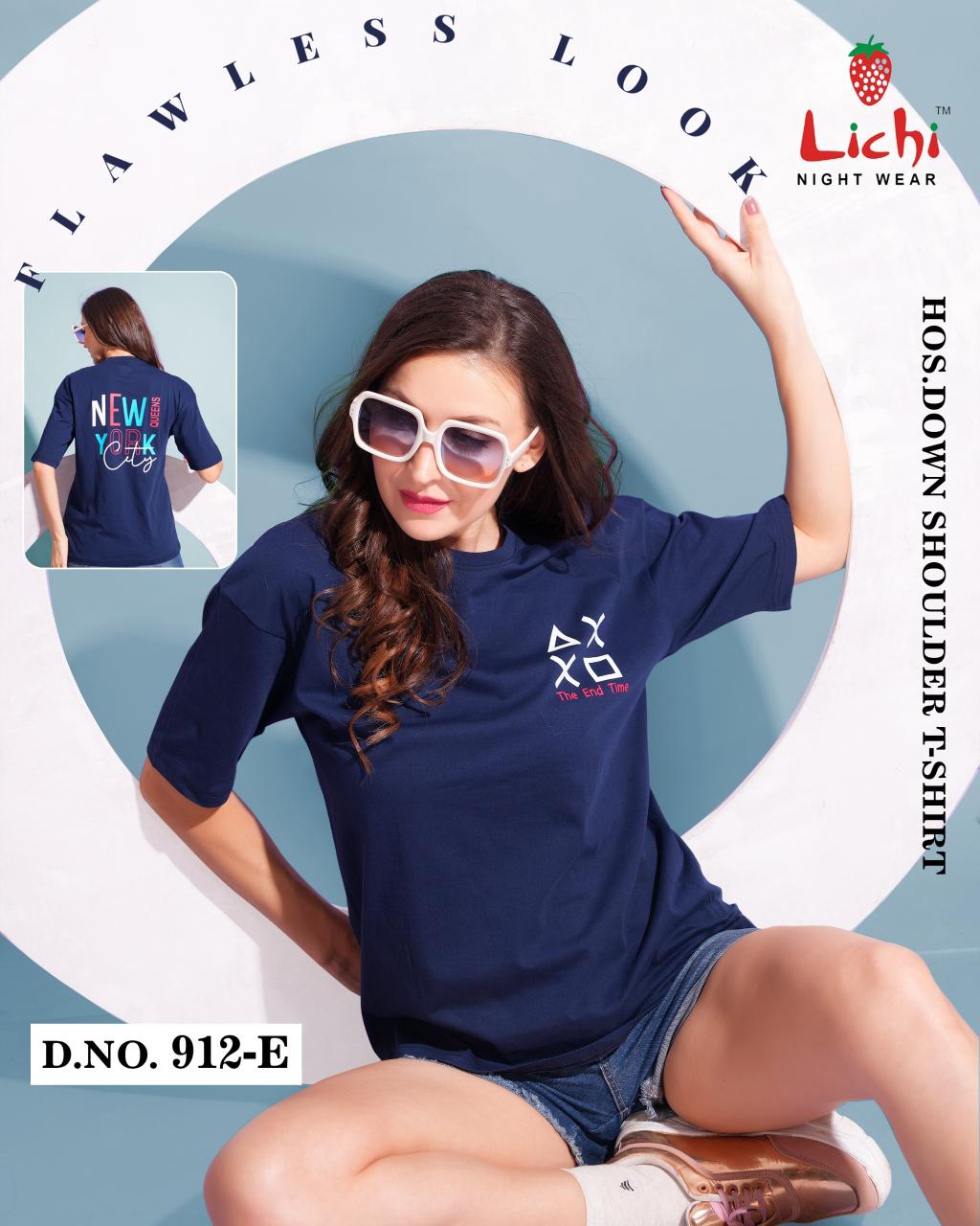 Lichi 912 A TO F Catalog T shirt wholesaler Surat
