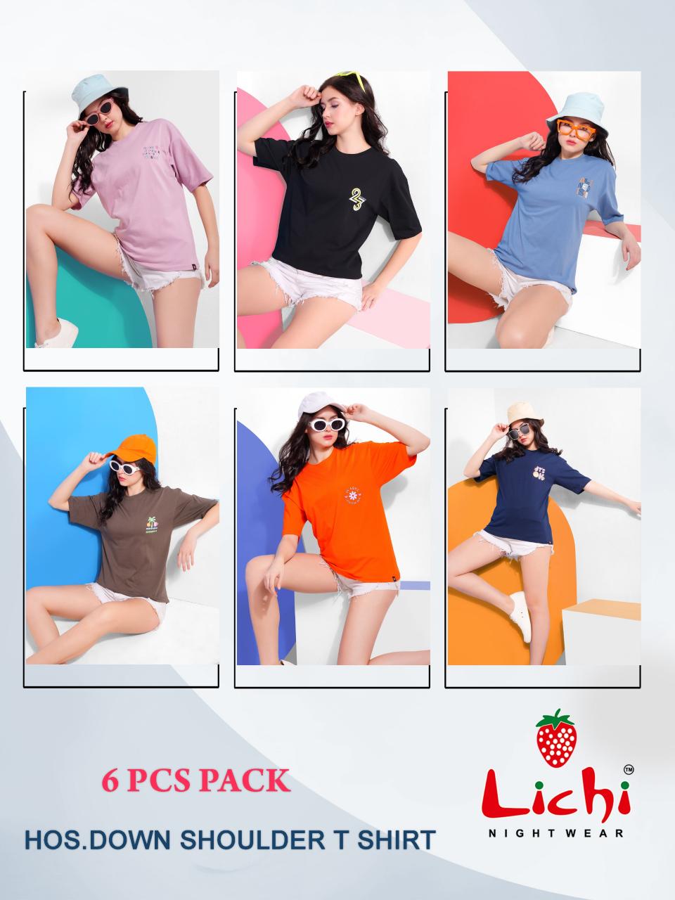 Lichi 913 A TO F Catalog T shirt for women wholesaler Surat 