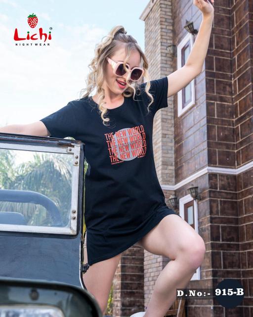 Lichi 915 A TO J catalog T shirt for women wholesale Surat