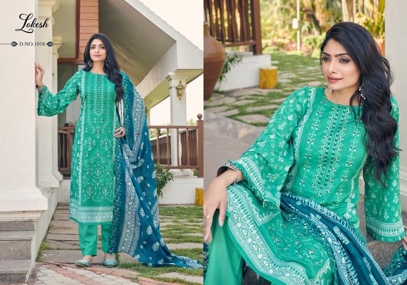 Lokesh Bin saeed Catalog whole sale dress material sites in surat