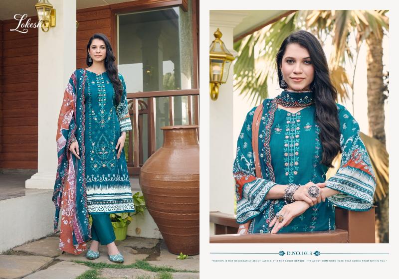 Lokesh Bin saeed Catalog whole sale dress material sites in surat