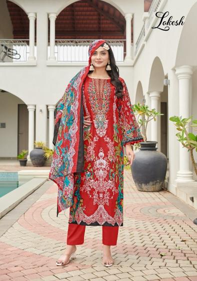 Lokesh Muskan Catalog surat manufacturers dress material