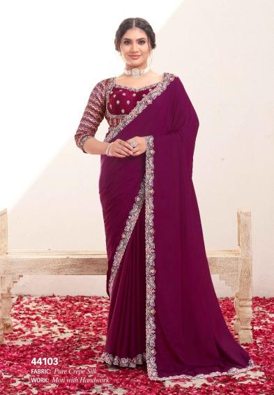 Mahotsav Norita 44100 Series Varya catalog silk sarees manufacturers in surat