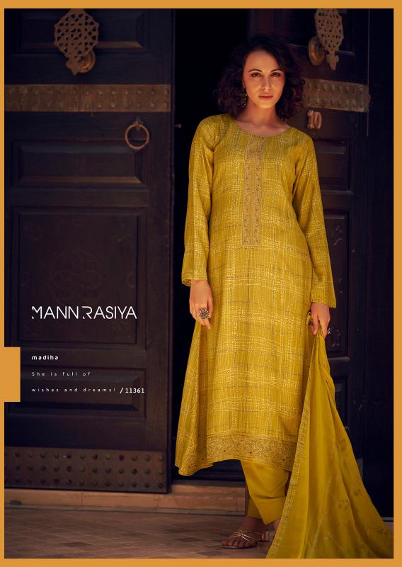 Mannrasiya Aman Catalog dress material wholesale market surat 