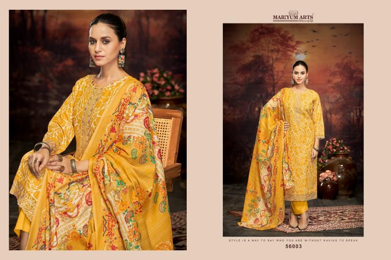 Mariyum Five Star catalog chanderi dress material suppliers in surat
