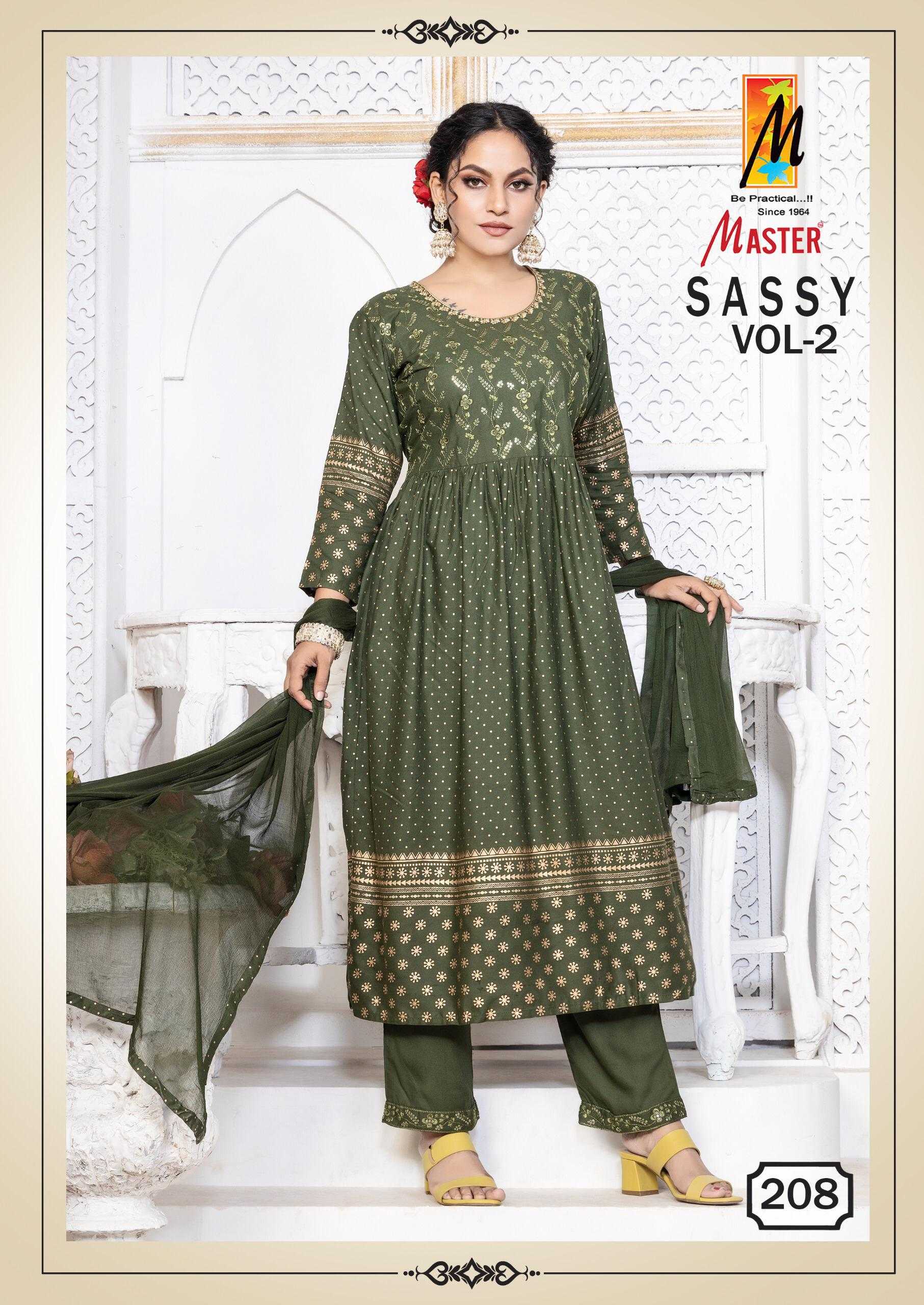 Master Sassy vol 2 catalog top kurti manufacturers in india