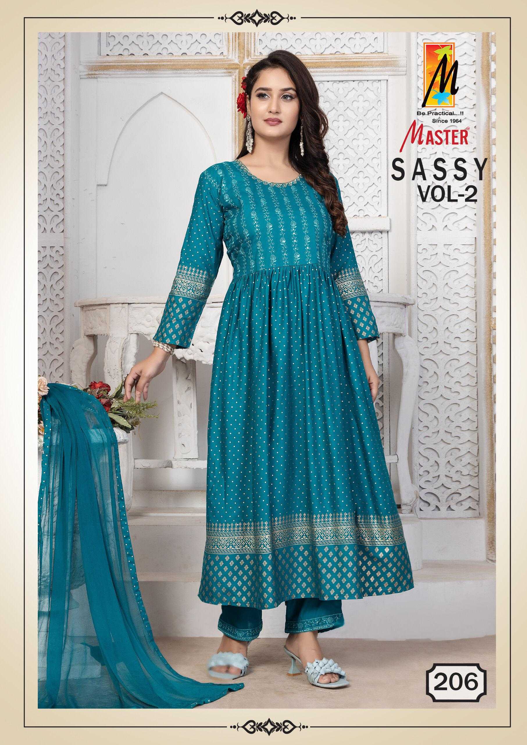 Master Sassy vol 2 catalog top kurti manufacturers in india