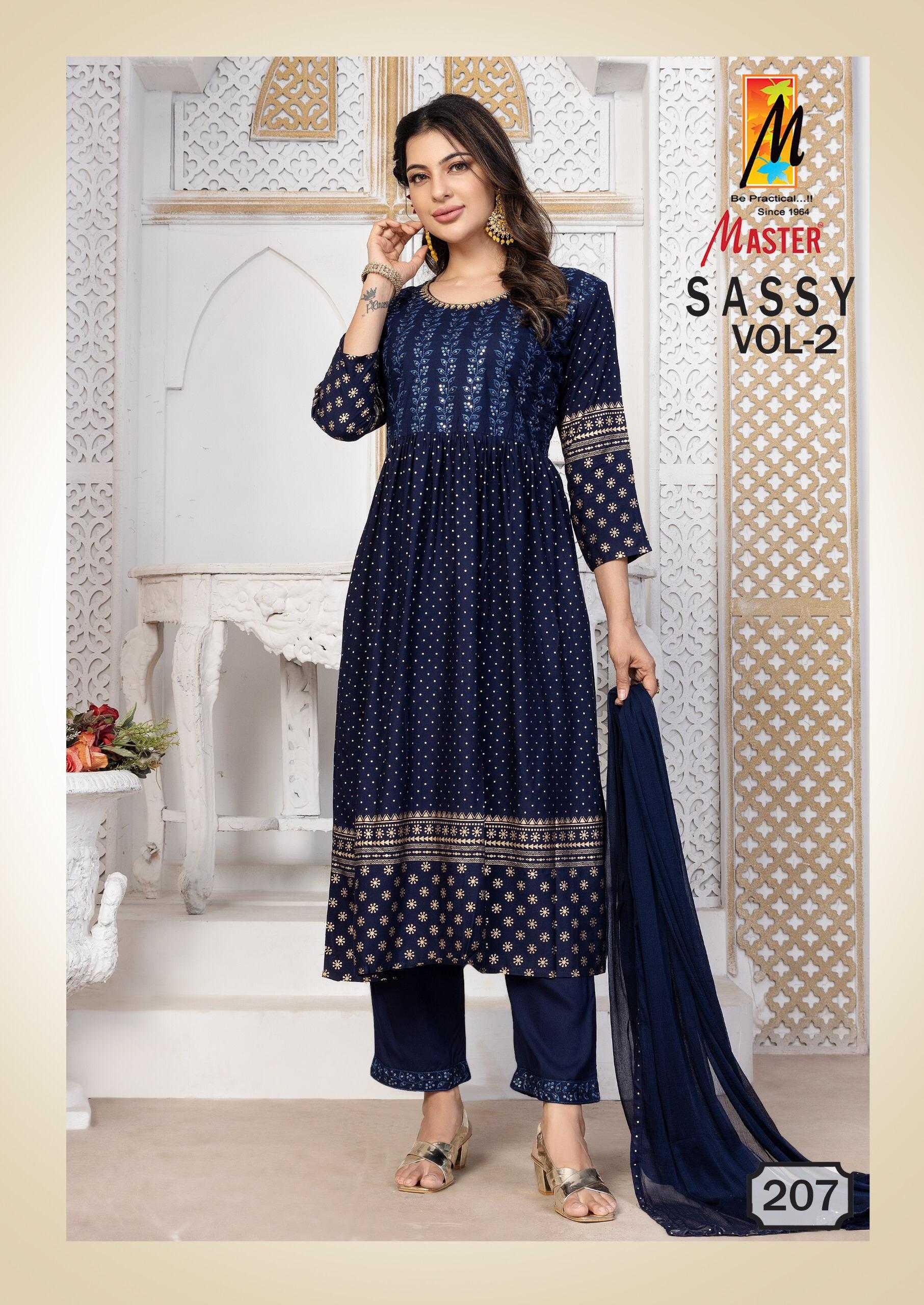 Master Sassy vol 2 catalog top kurti manufacturers in india