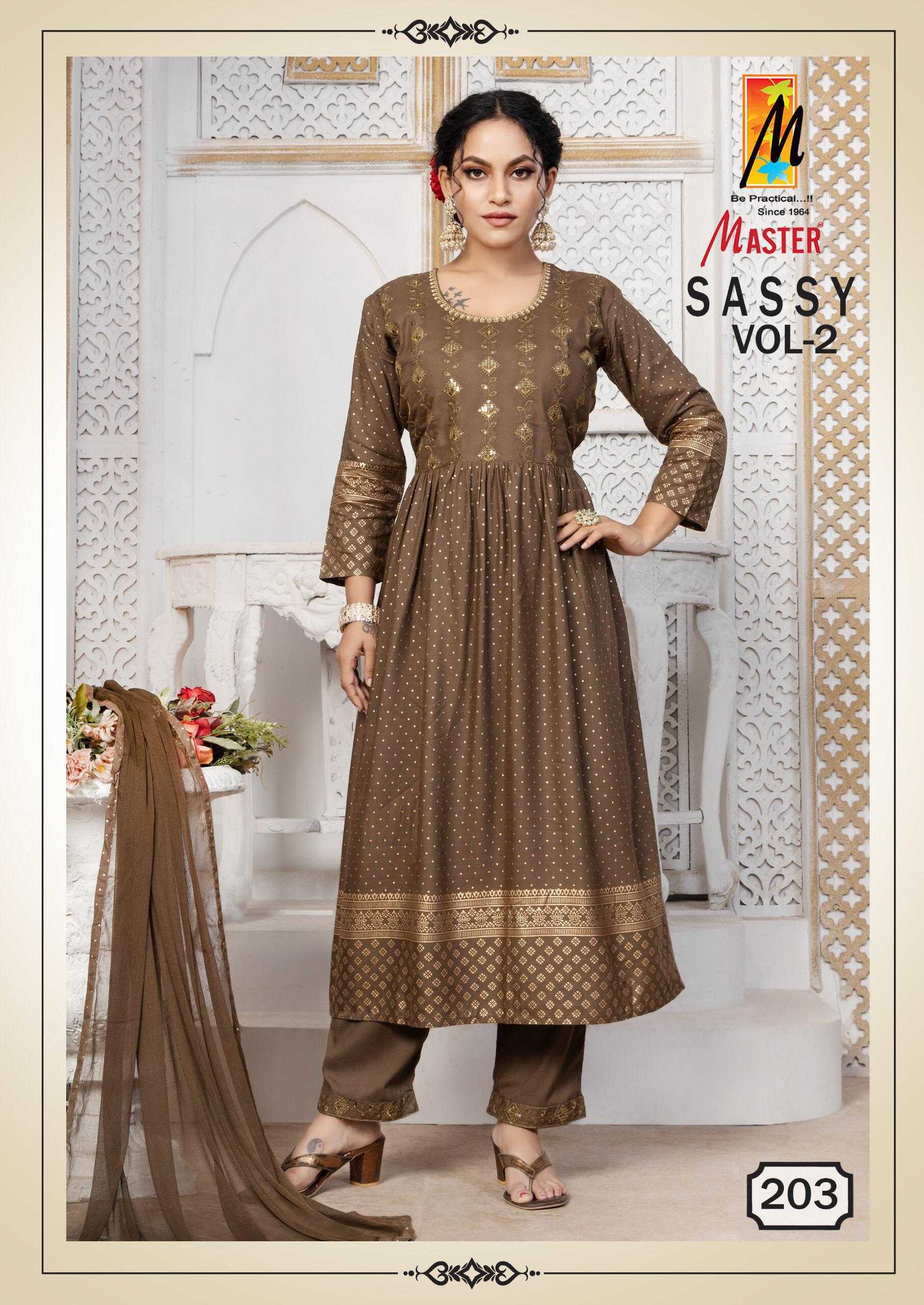 Master Sassy vol 2 catalog top kurti manufacturers in india
