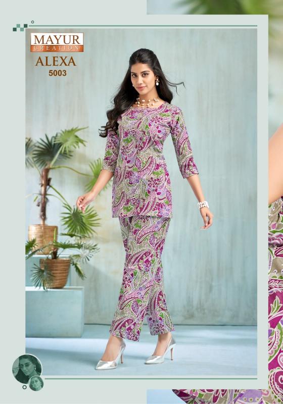 Mayur Alexa Vol 5 Catalog co ord set wholesaler