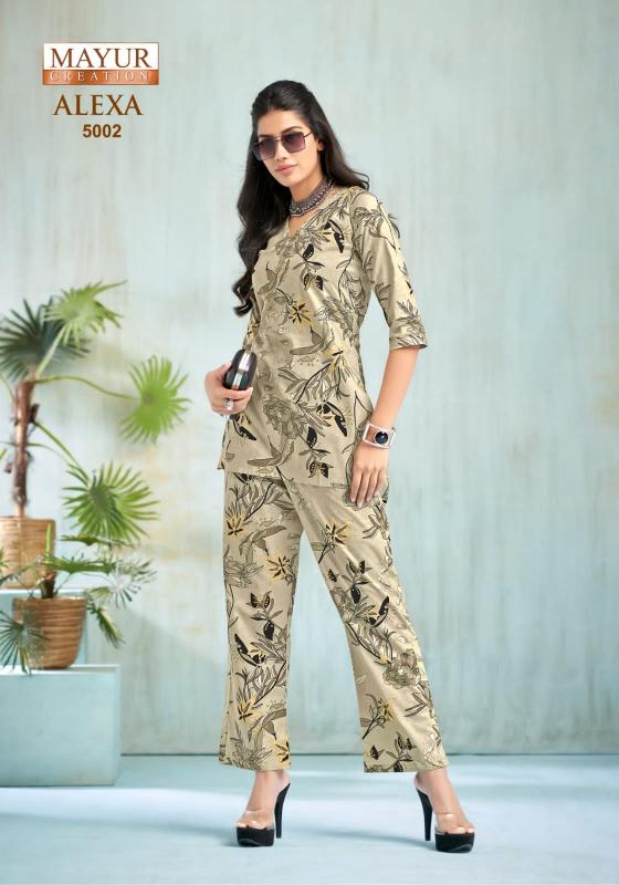 Mayur Alexa Vol 5 Catalog co ord set wholesaler