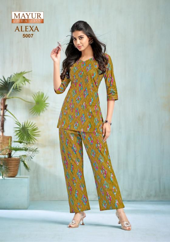 Mayur Alexa Vol 5 Catalog co ord set wholesaler