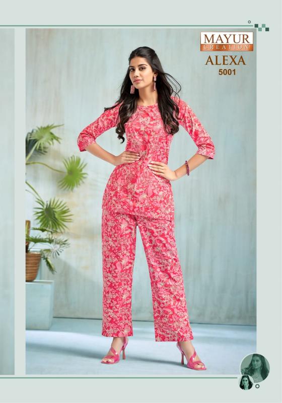 Mayur Alexa Vol 5 Catalog co ord set wholesaler