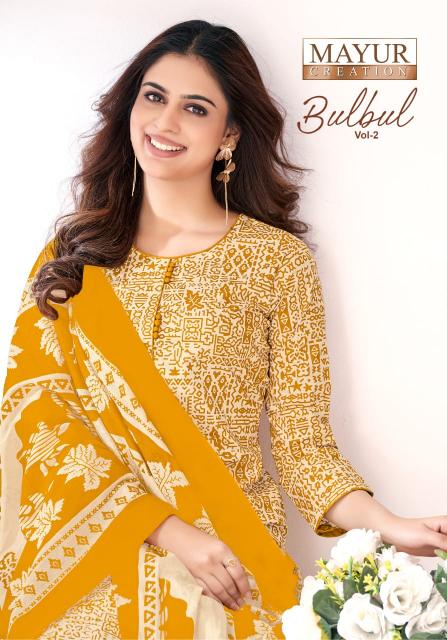 Mayur Bulbul Vol-2 – Kurti Pant With Dupatta - Wholesale Catalog
