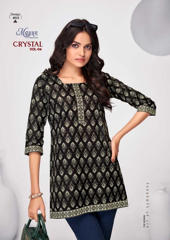 Mayur Crystal Vol-4 – Short Tops - Wholesale Catalog