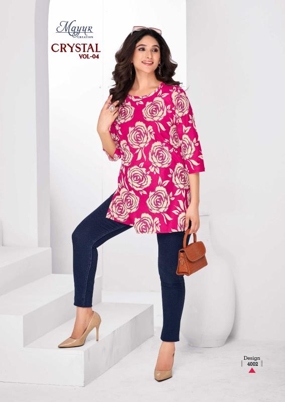 Mayur Crystal Vol-4 – Short Tops - Wholesale Catalog