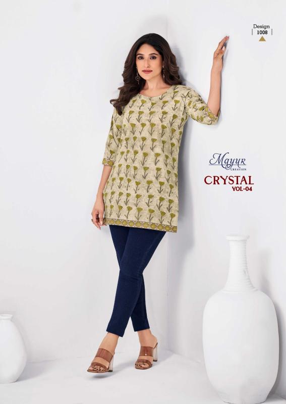 Mayur Crystal Vol-4 – Short Tops - Wholesale Catalog