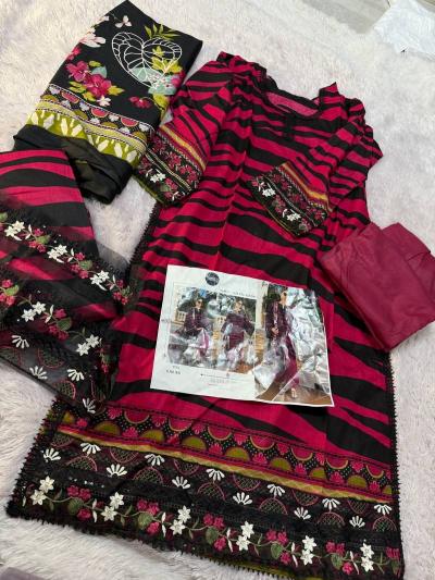 Mehboob Tex 1540 And 1541 catalog Cotton Dupatta pakistani style suits online