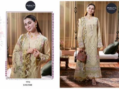 Mehboob Tex 1587 And 1588 Catalog wholesale pakistani designer suits