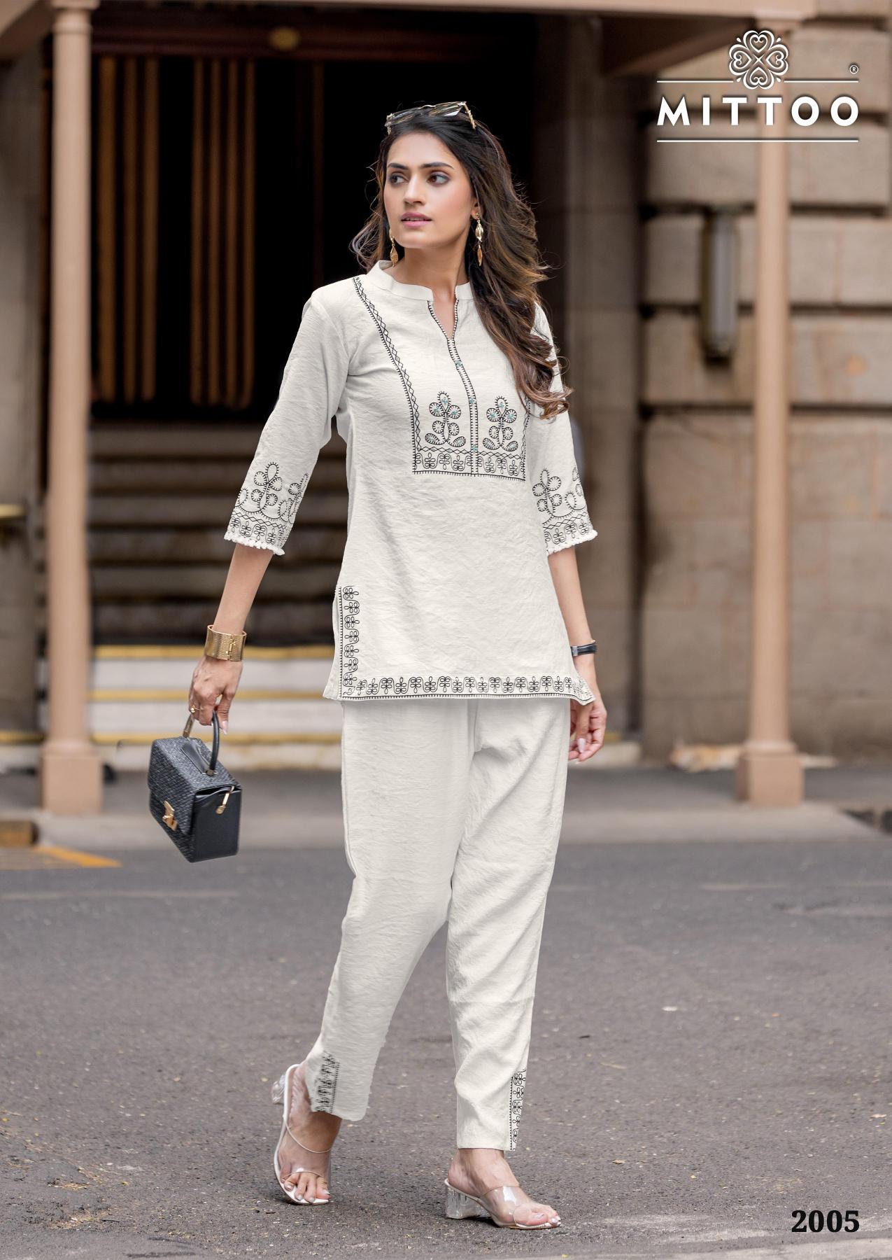 Mittoo Korra catalog co ord set wholesale