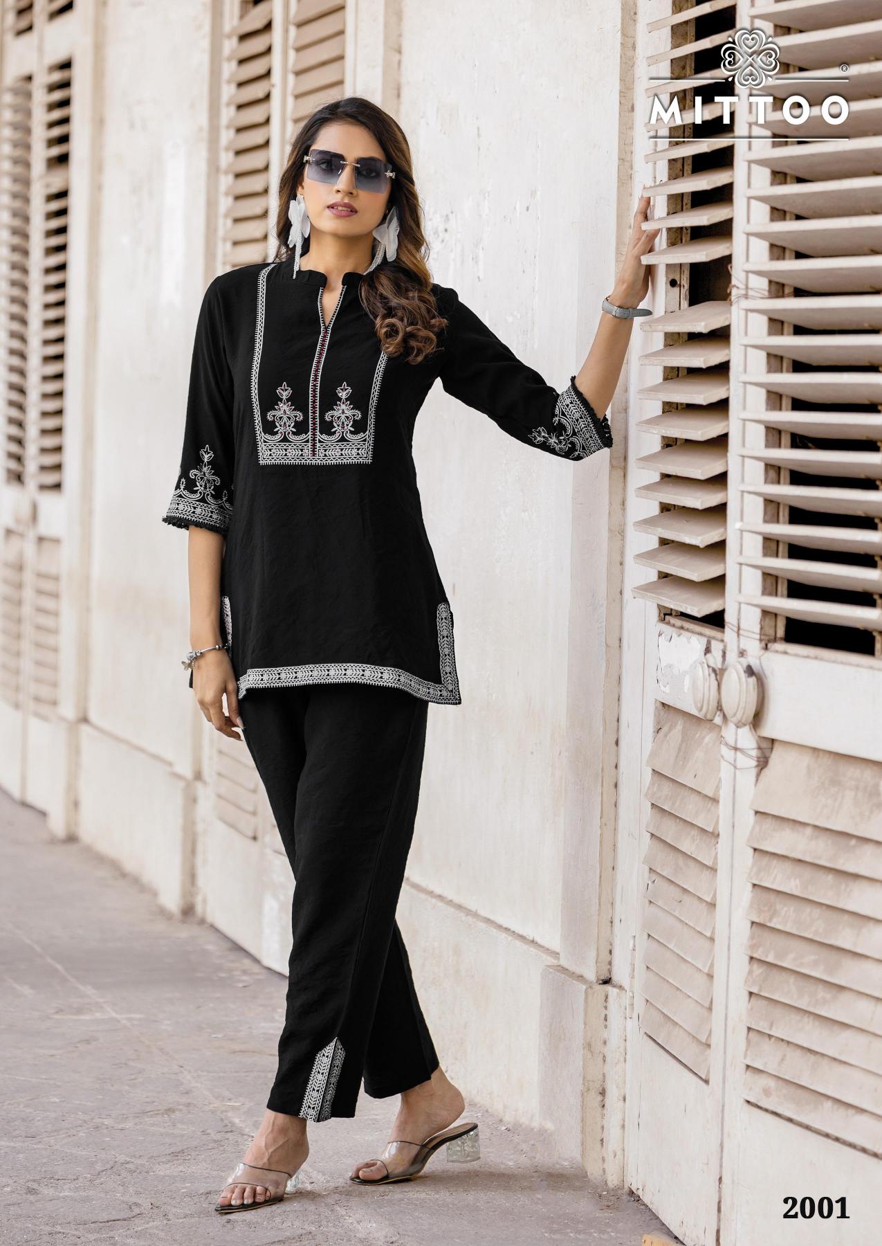 Mittoo Korra catalog co ord set wholesale
