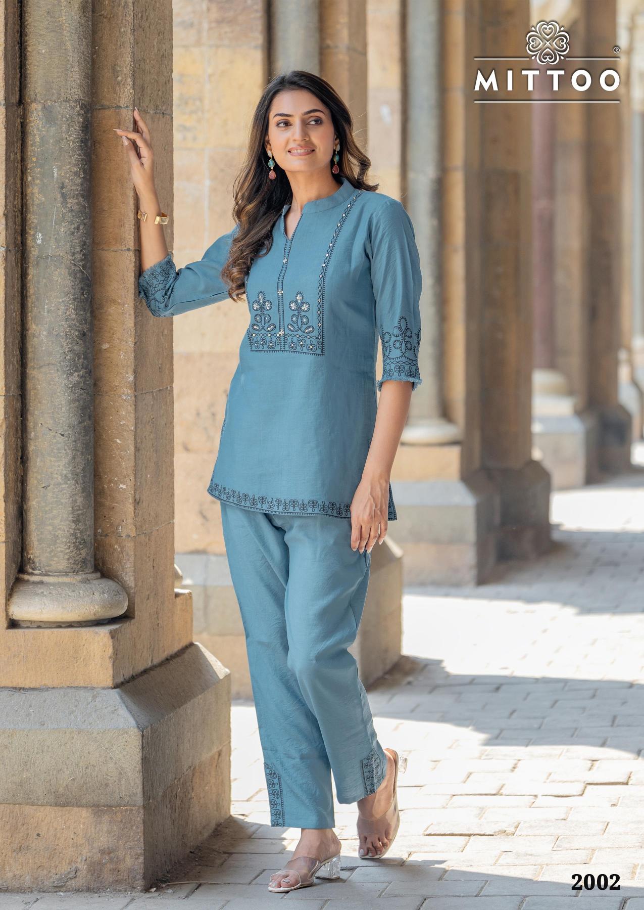 Mittoo Korra catalog co ord set wholesale