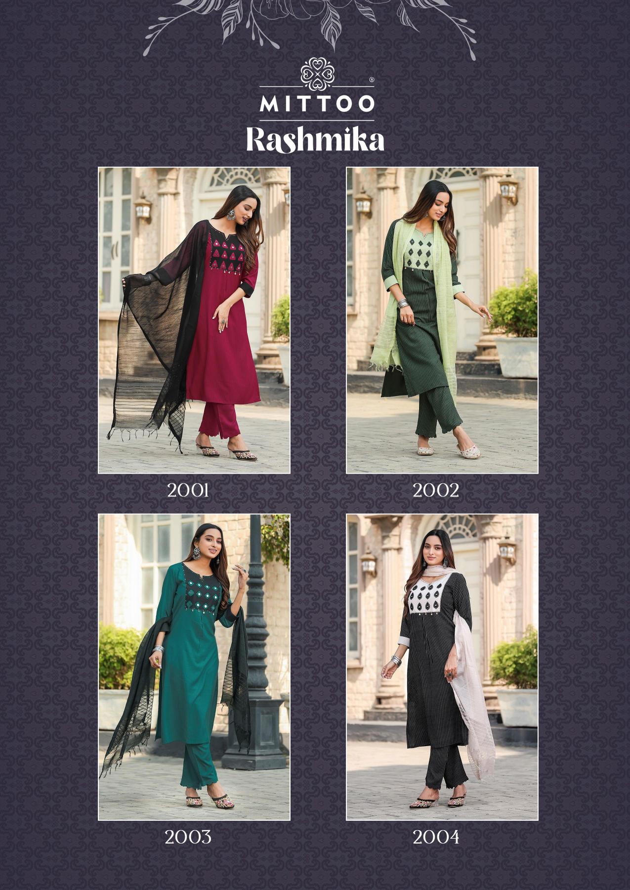 Mittoo Rashmika Catalog best designer kurtis wholesaler in india