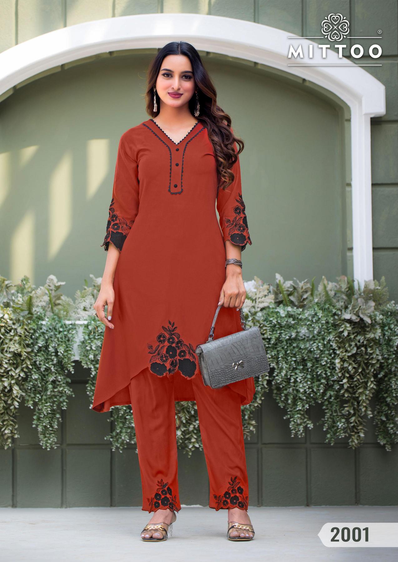 Mittoo Shikha catalog co ord set wholesale market