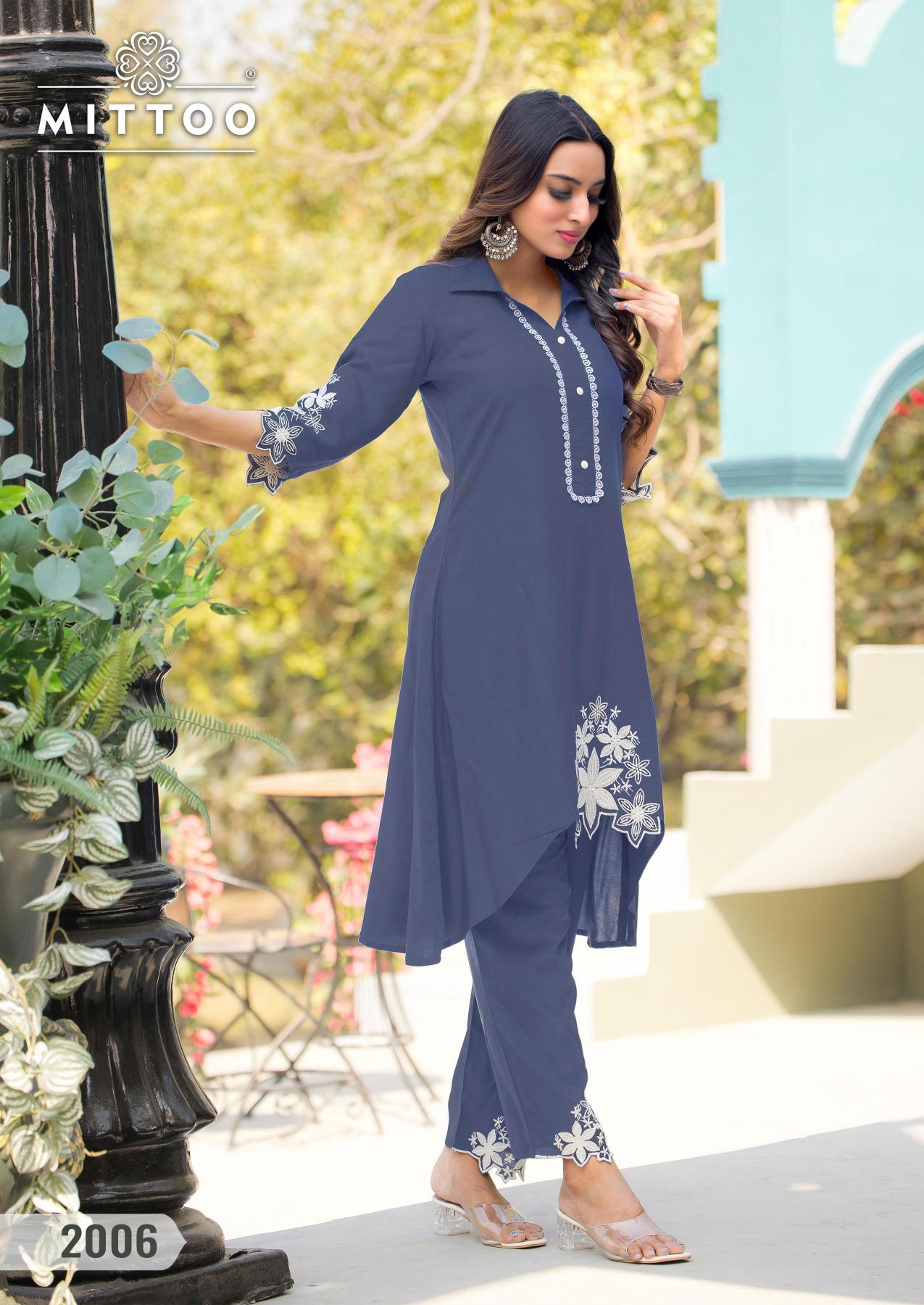 Mittoo Shikha catalog co ord set wholesale market