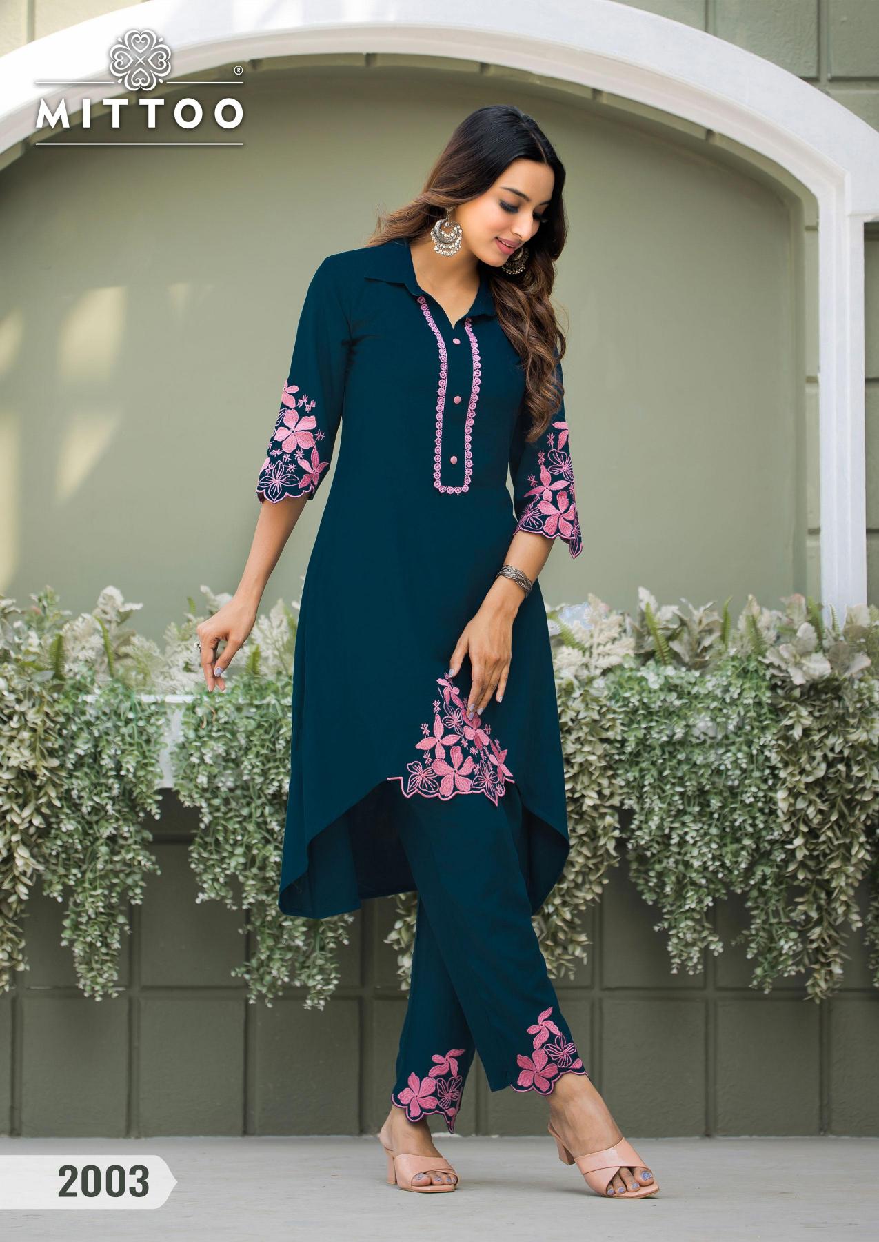 Mittoo Shikha catalog co ord set wholesale market
