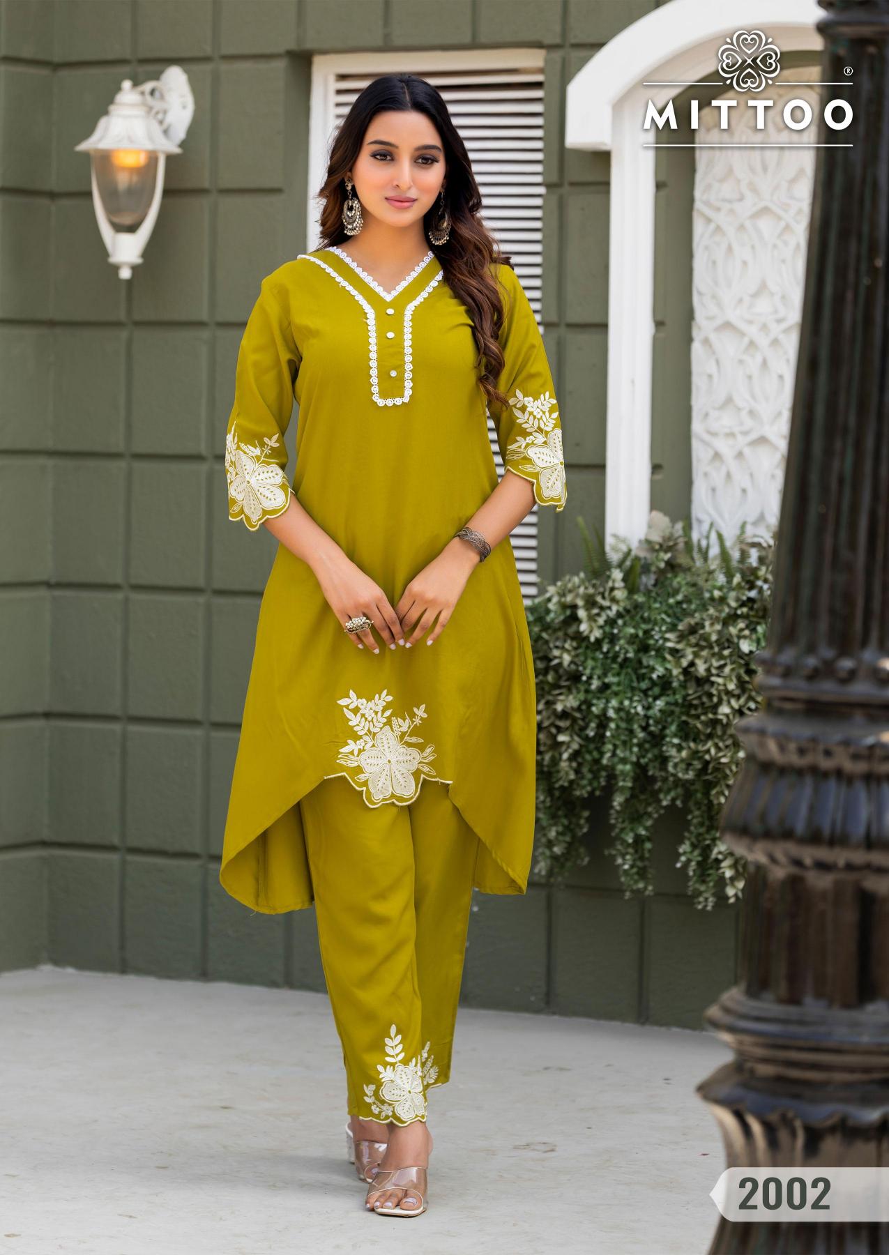 Mittoo Shikha catalog co ord set wholesale market