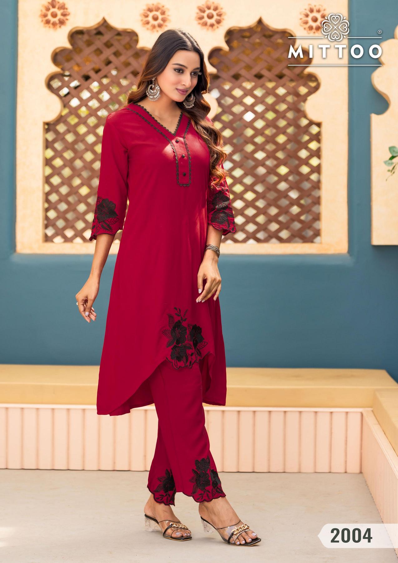 Mittoo Shikha catalog co ord set wholesale market