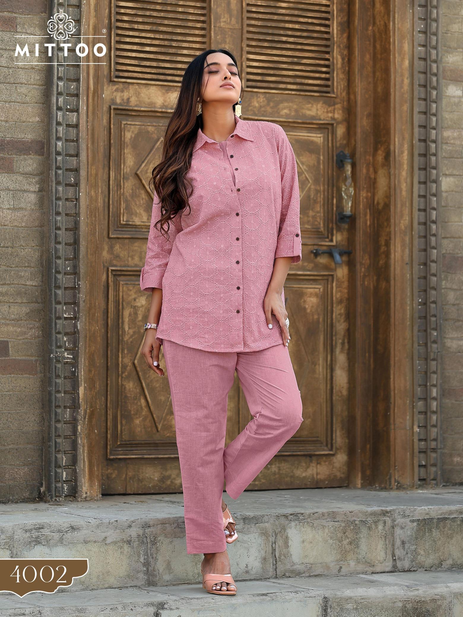 Mittoo Veena Catalog Cotton co ord sets manufacturers in india
