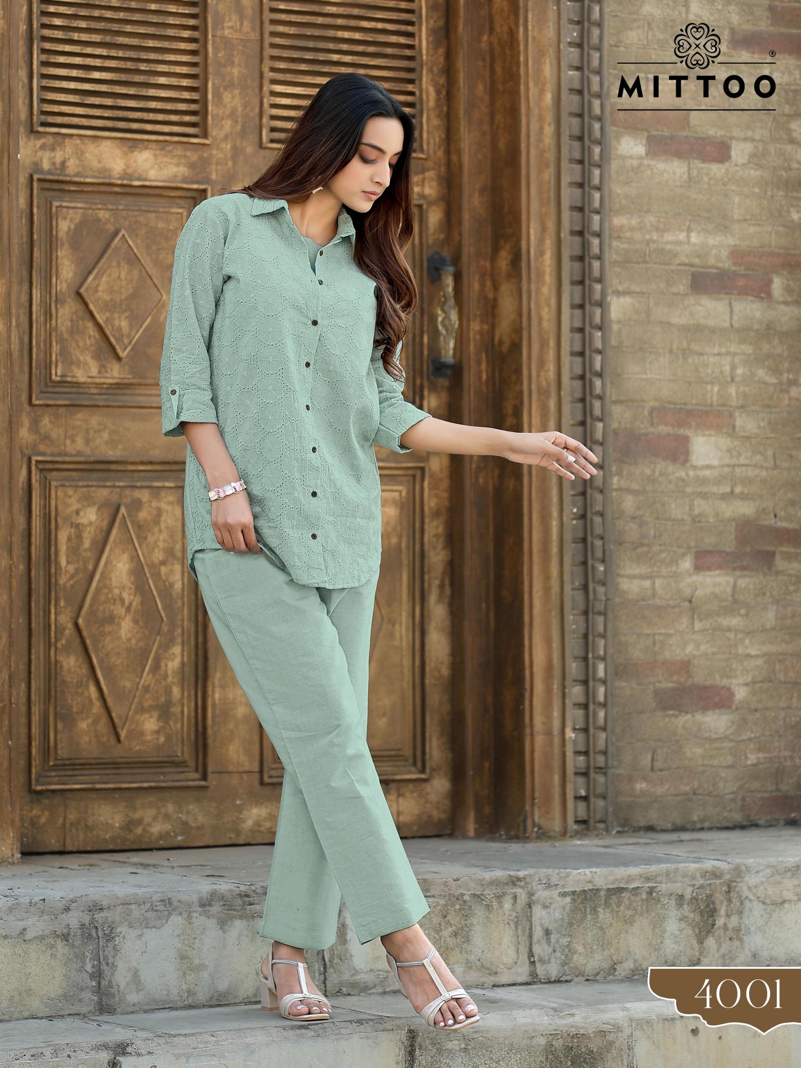 Mittoo Veena Catalog Cotton co ord sets manufacturers in india