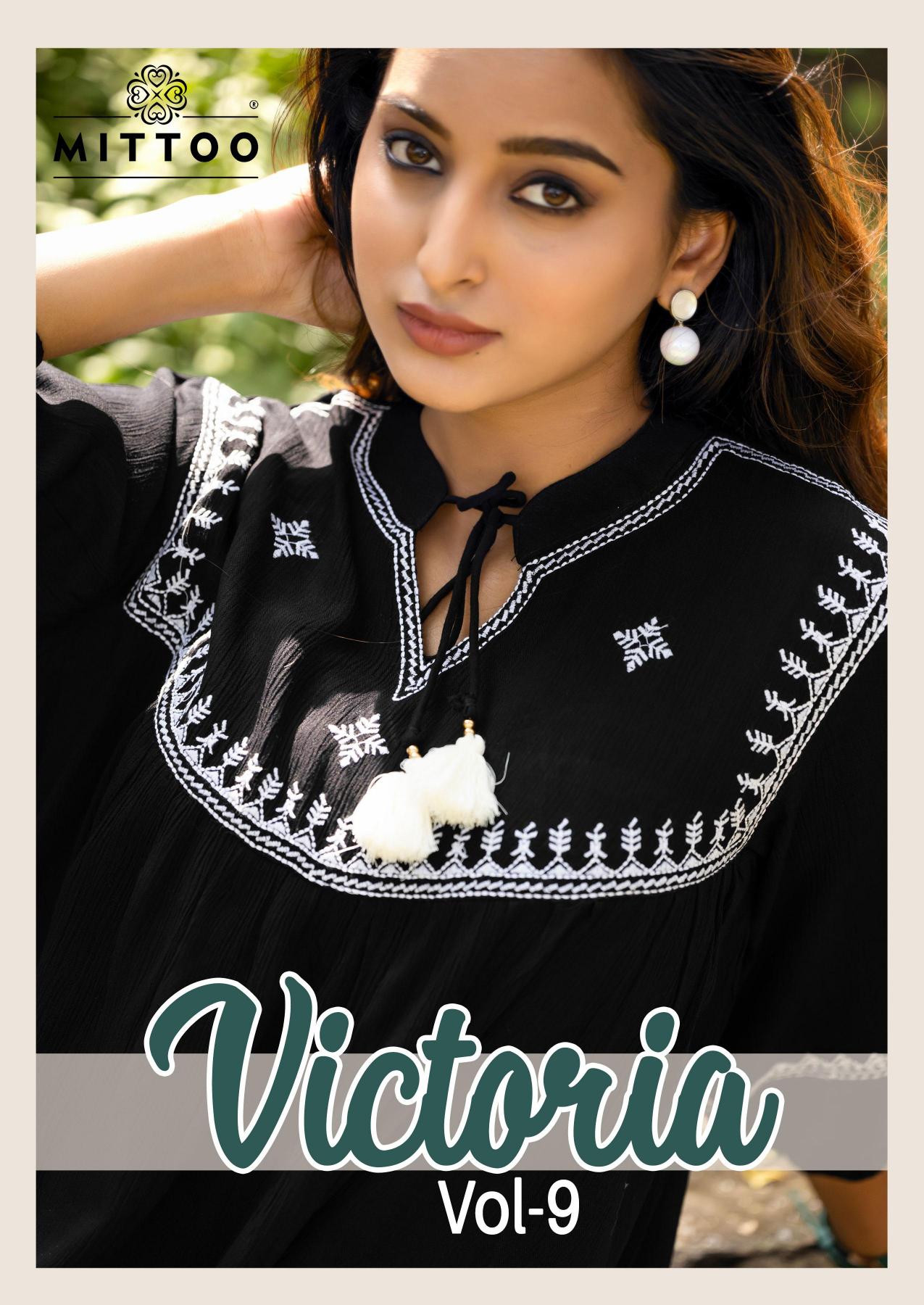 Mittoo Victoria Vol 9 Catalog buy kurti fabric online india