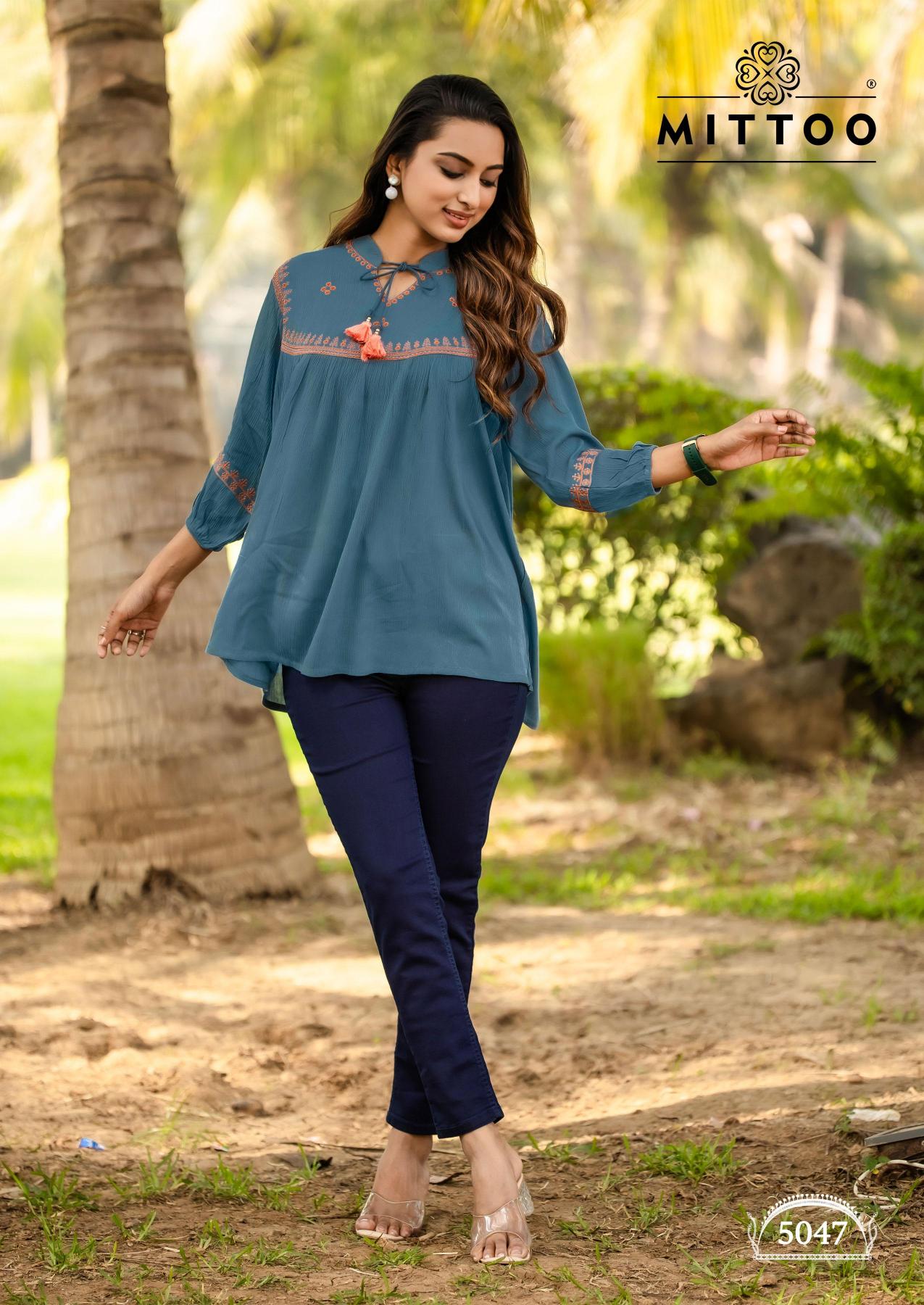 Mittoo Victoria Vol 9 Catalog buy kurti fabric online india
