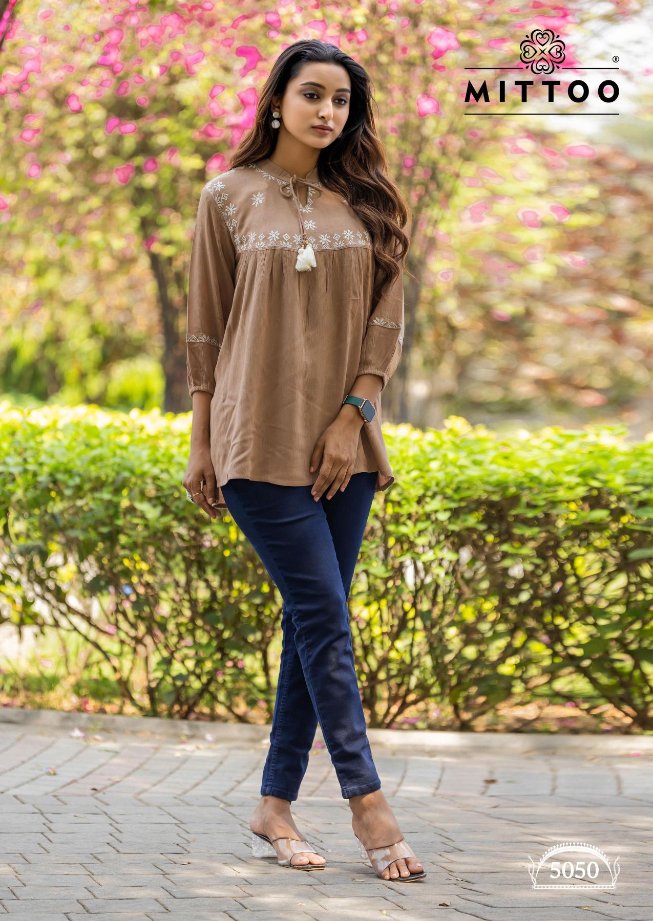 Mittoo Victoria Vol 9 Catalog buy kurti fabric online india