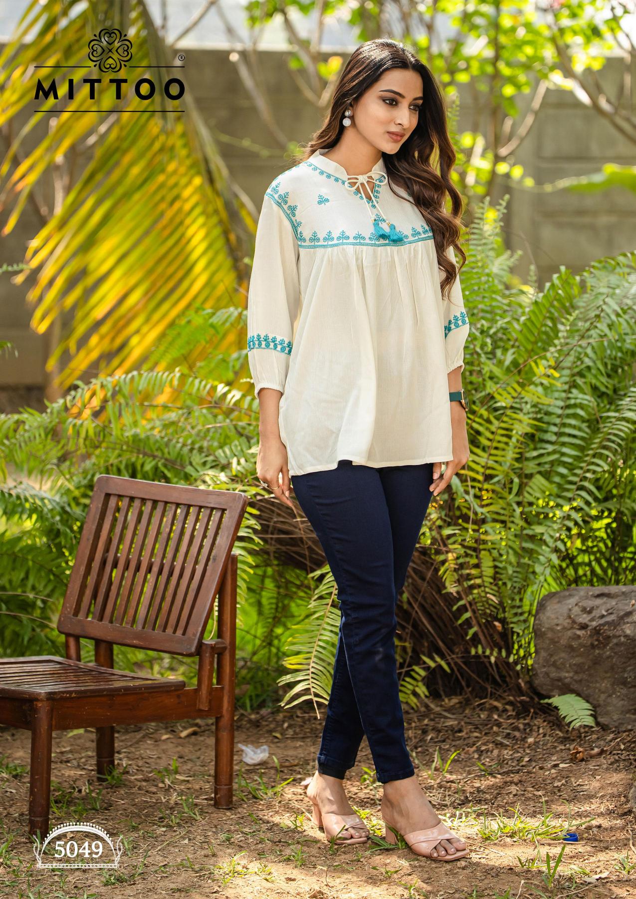 Mittoo Victoria Vol 9 Catalog buy kurti fabric online india