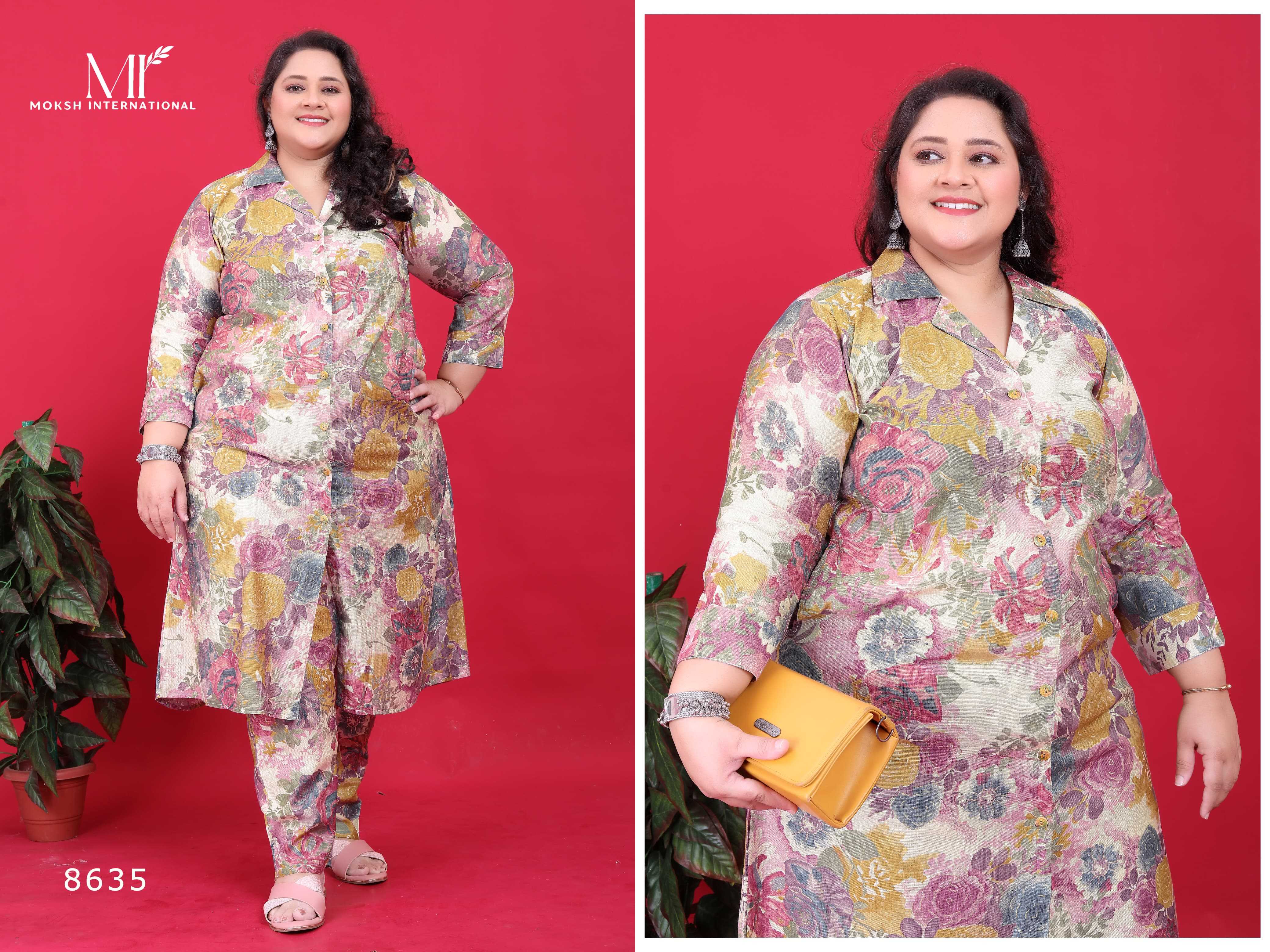Moksh International Big Size Co Ord Set Vol 3 Catalog Vertical cord set manufacturers