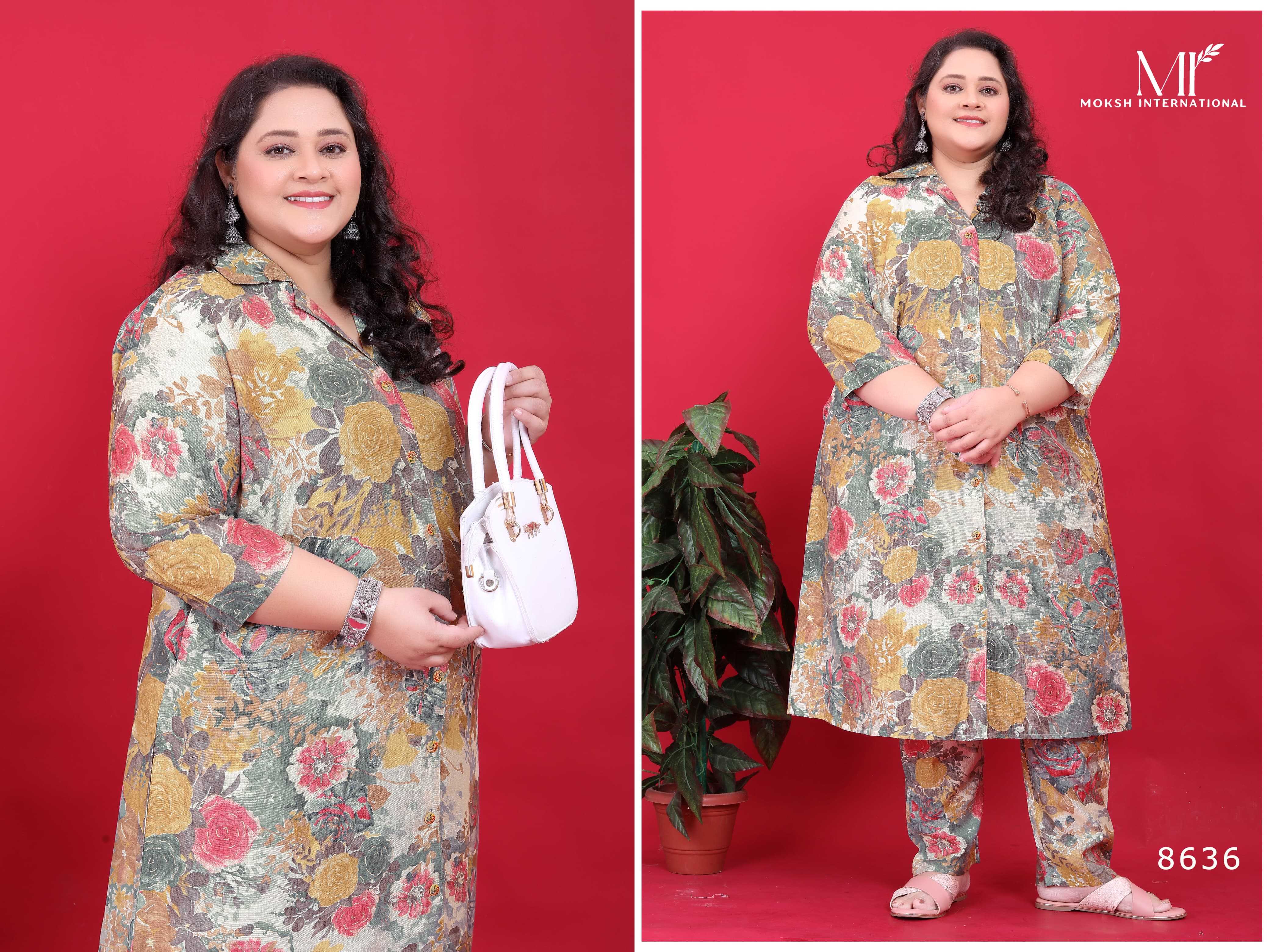 Moksh International Big Size Co Ord Set Vol 3 Catalog Vertical cord set manufacturers