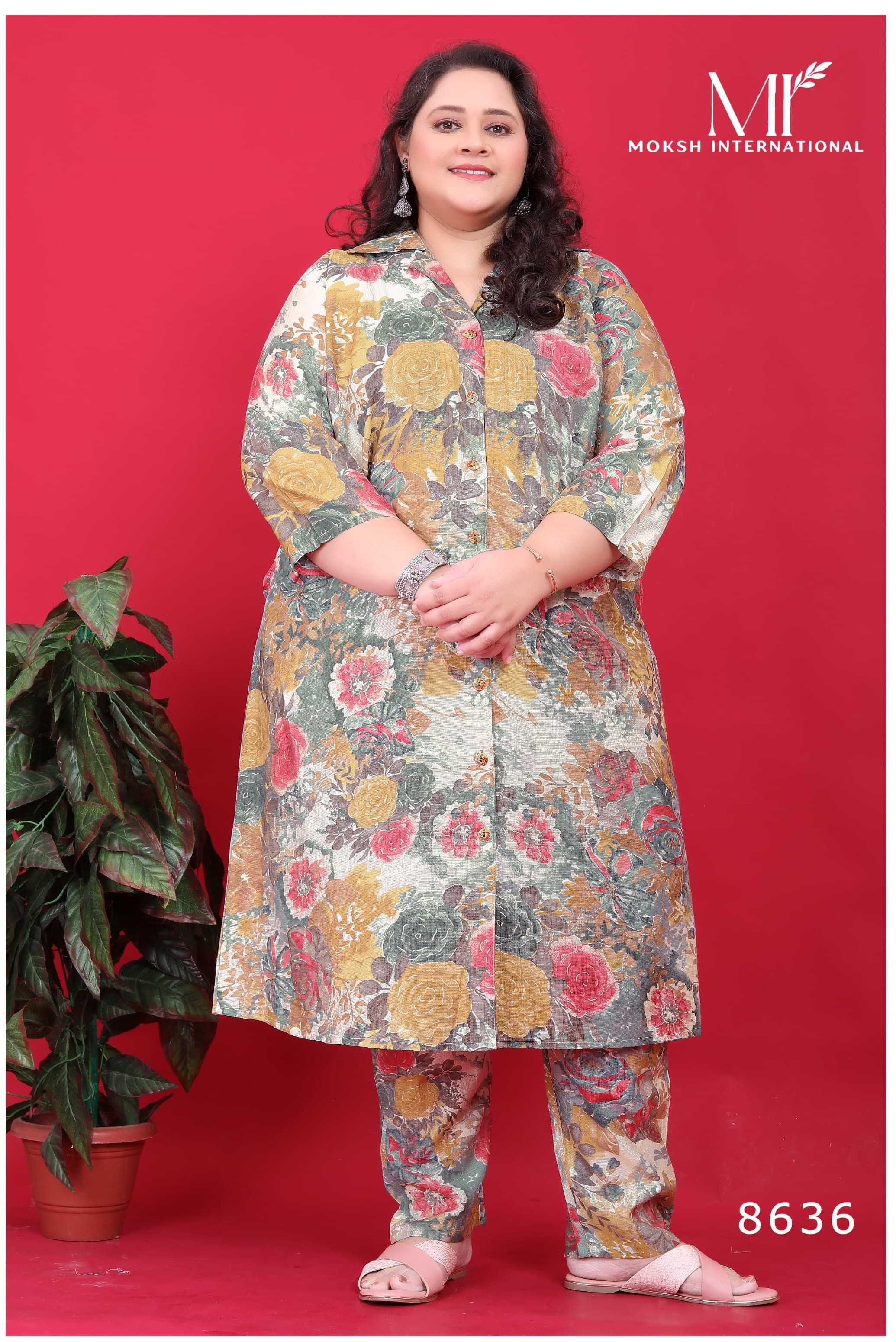 Moksh International Big Size Co Ord Set Vol 3 Catalog Vertical cord set manufacturers