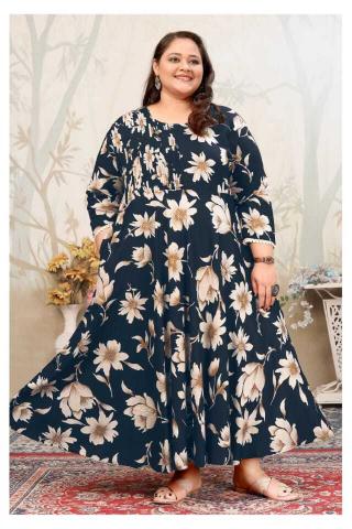 Moksh International Plus Size Joy Vol 1 Catalog plus size anarkali kurtis online india