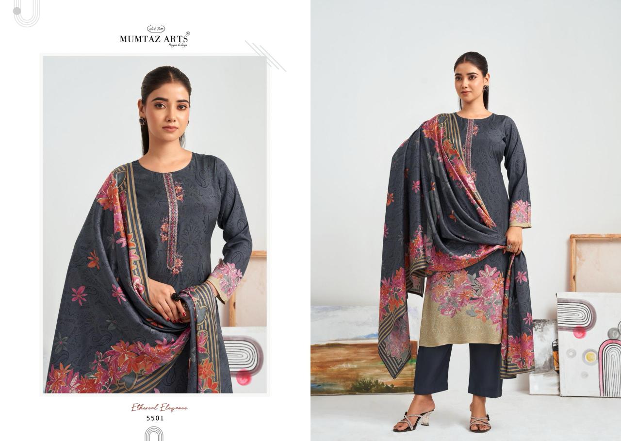 Mumtaz Arts Hafiza Muslin catalog wholesale dress material in mumbai