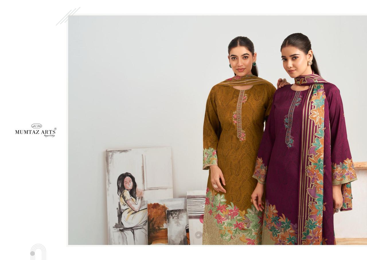 Mumtaz Arts Hafiza Muslin catalog wholesale dress material in mumbai