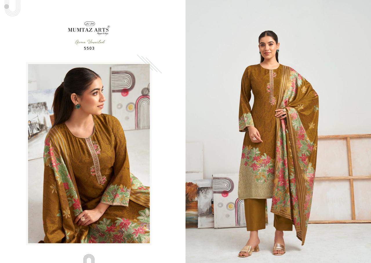 Mumtaz Arts Hafiza Muslin catalog wholesale dress material in mumbai