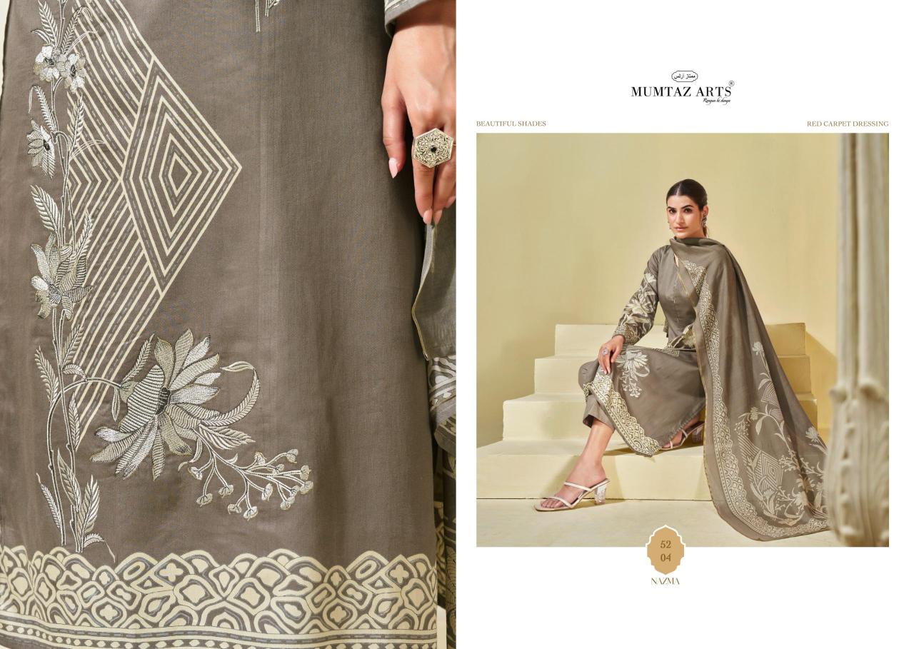 Mumtaz Arts Nazma catalog best wholesaler of dress materials in surat