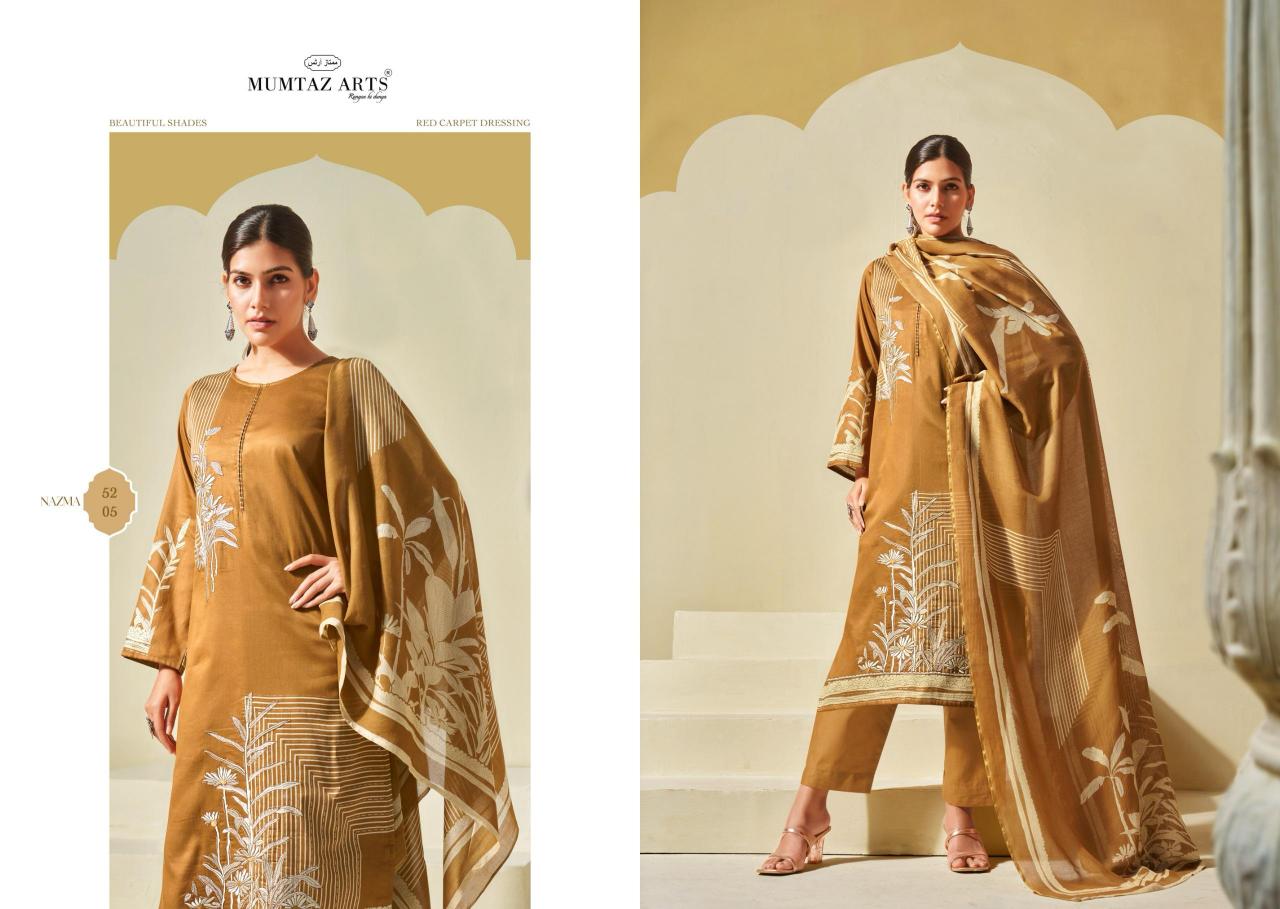Mumtaz Arts Nazma catalog best wholesaler of dress materials in surat