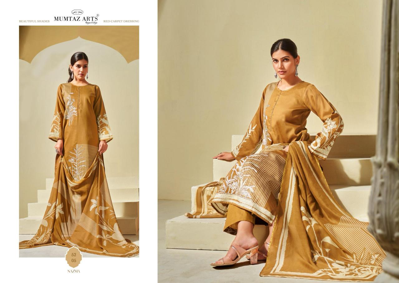 Mumtaz Arts Nazma catalog best wholesaler of dress materials in surat