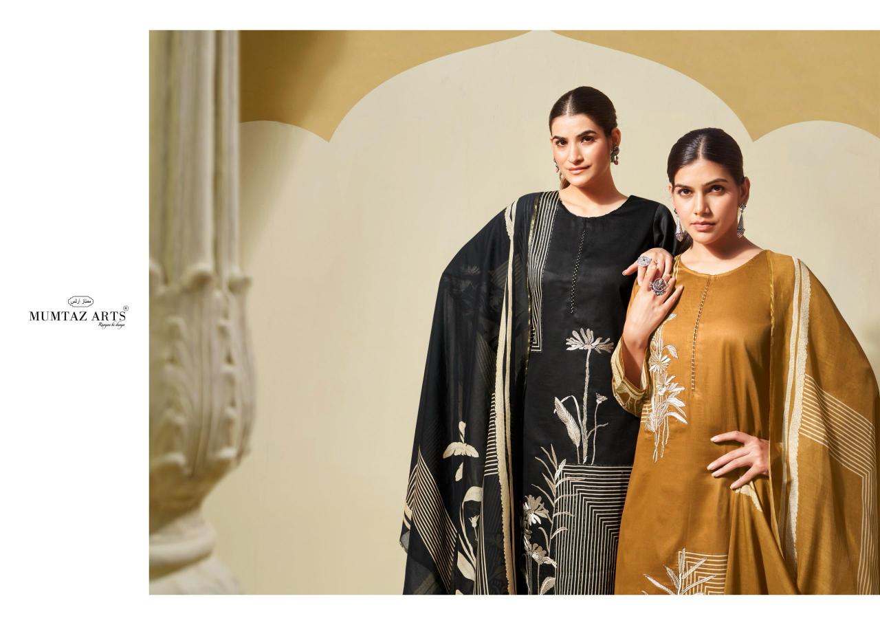 Mumtaz Arts Nazma catalog best wholesaler of dress materials in surat